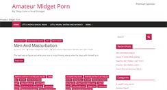 Desktop Screenshot of amateurmidgetporn.com